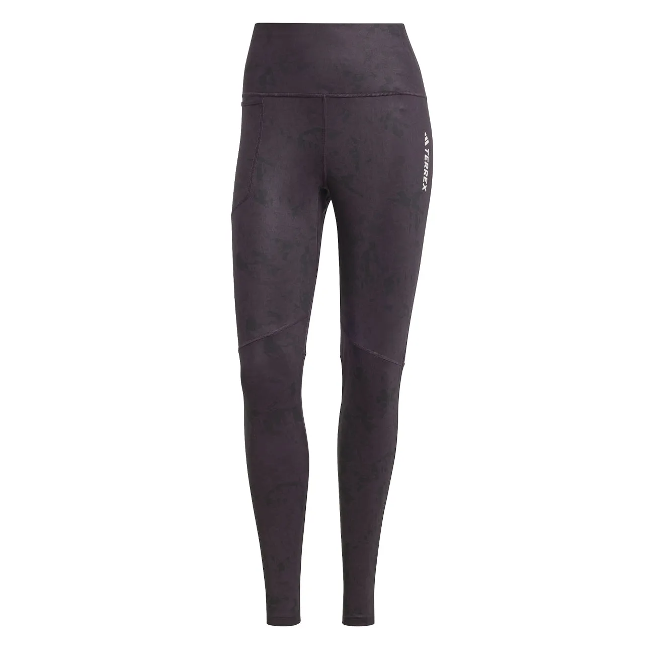 Trending Now Adidas Terrex Womens Multi All Over Print Tights Aurora Black  Almost Gone!