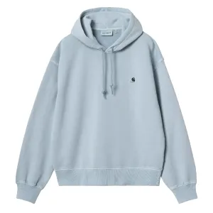 Trending Now Carhartt WIP Womens Hooded Nelson Sweat Dusty Ice Garment Dyed  Limited Availability!