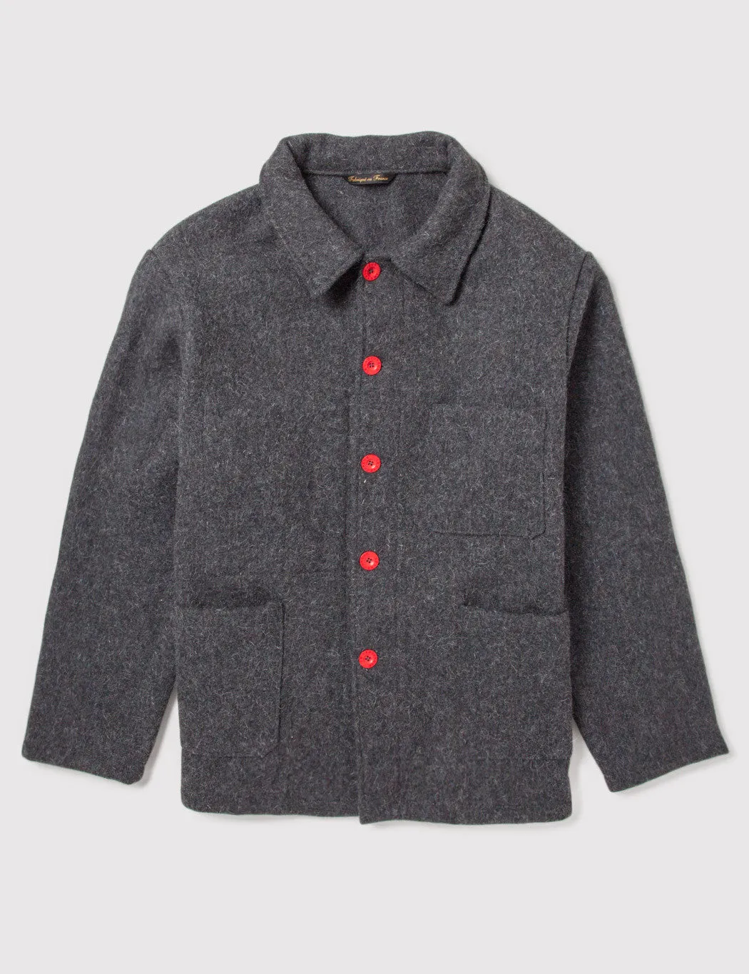 Trending Now Le Laboureur Wool Work Jacket - Grey  Ends Soon!