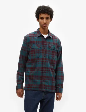Trendy 2025 Patagonia Fjord Flannel Ice Caps Shirt (Organic) - Belay Blue  Last Chance!