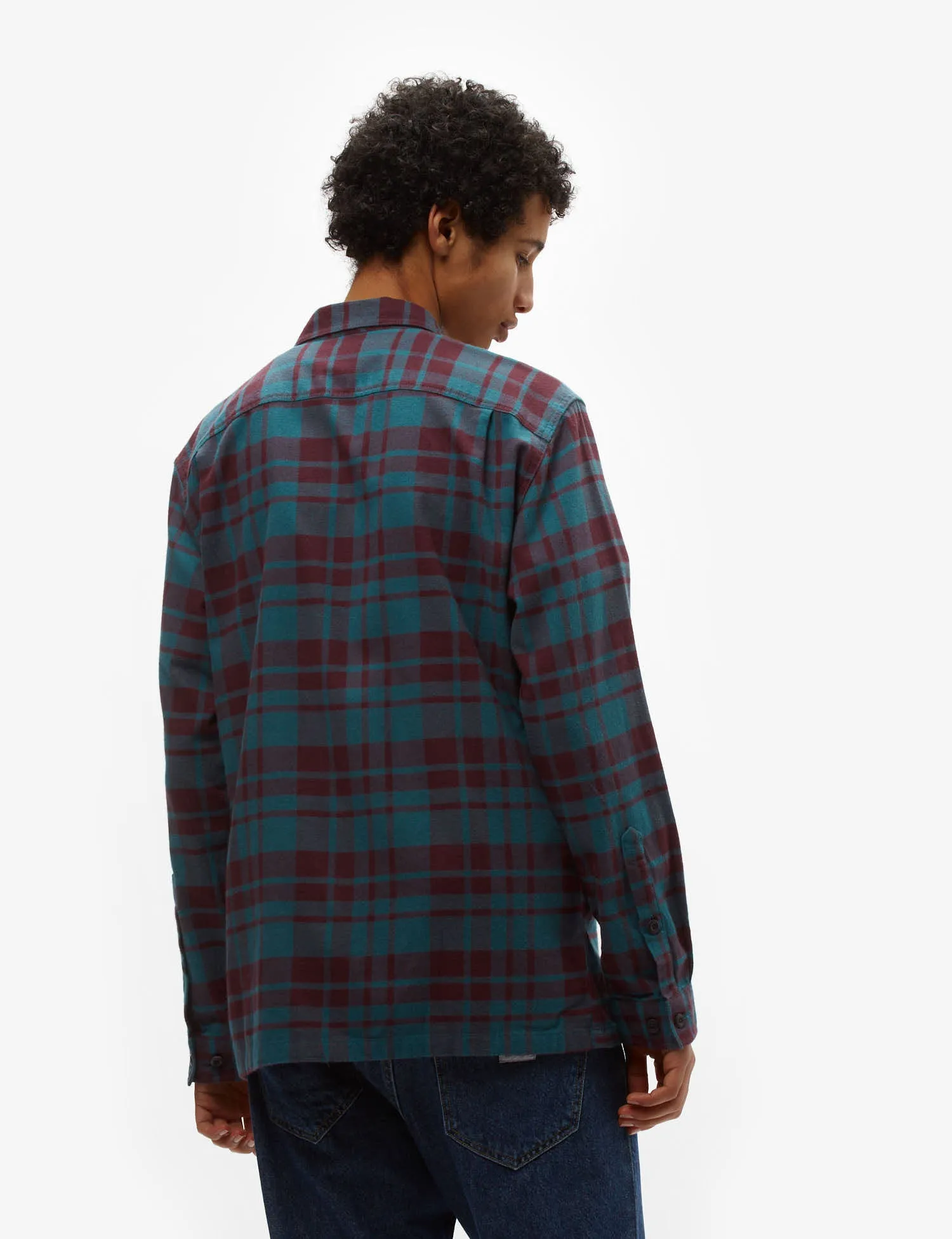 Trendy 2025 Patagonia Fjord Flannel Ice Caps Shirt (Organic) - Belay Blue  Last Chance!