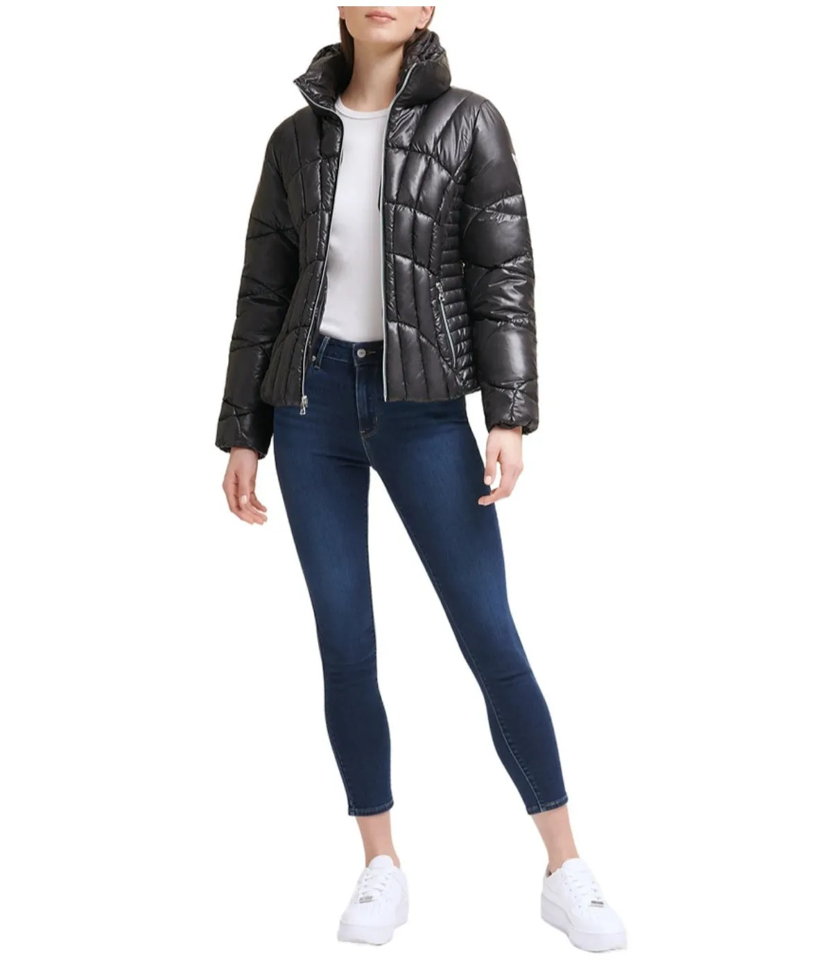 Trendy 2025 Quilted Puffer Jacket Black  Almost Sold Out!