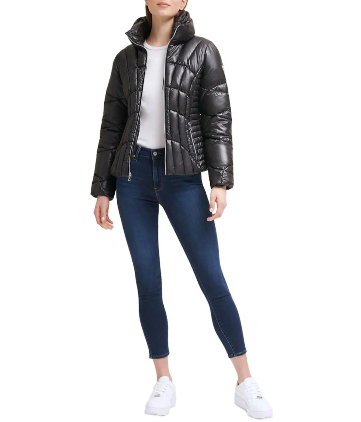 Trendy 2025 Quilted Puffer Jacket Black  Almost Sold Out!