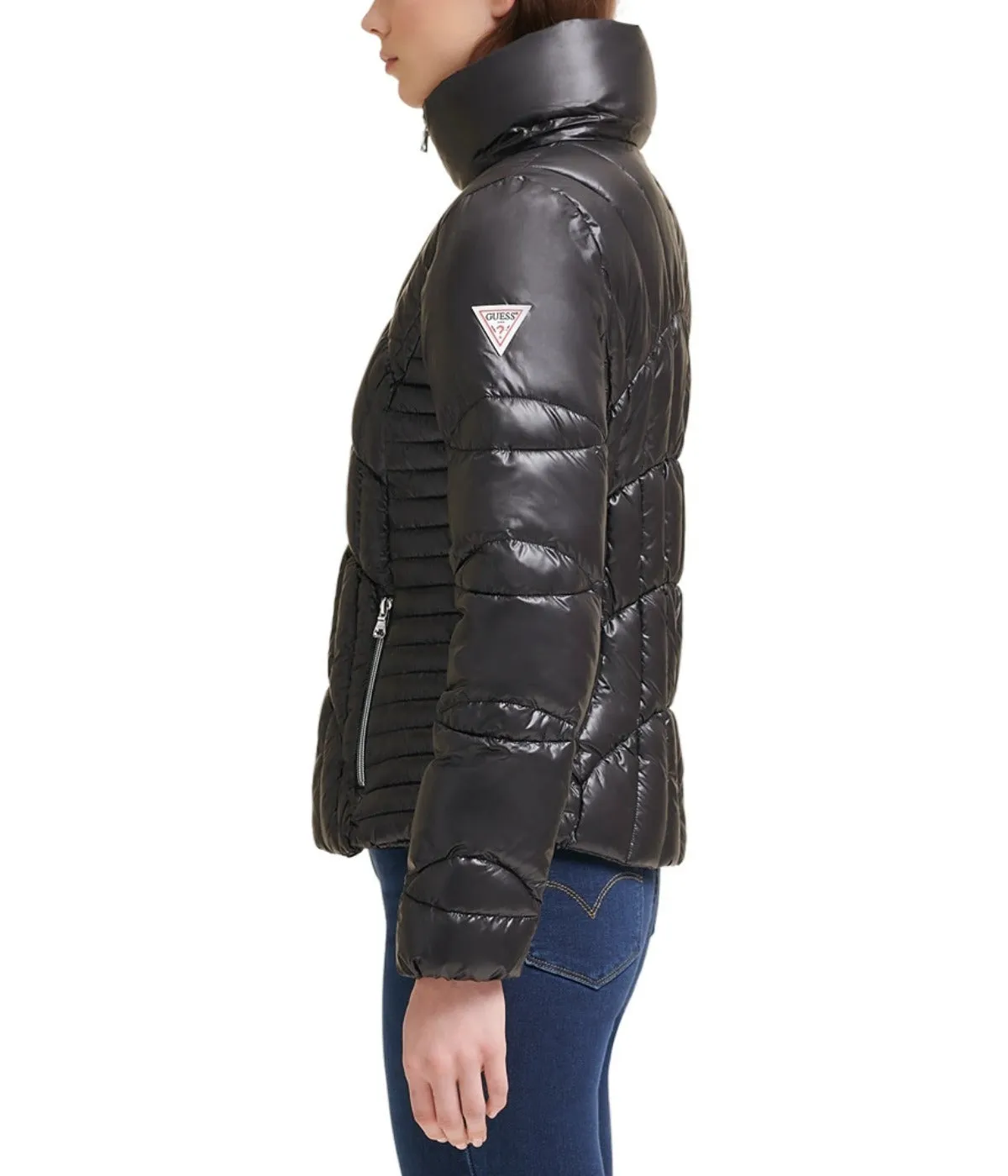 Trendy 2025 Quilted Puffer Jacket Black  Almost Sold Out!
