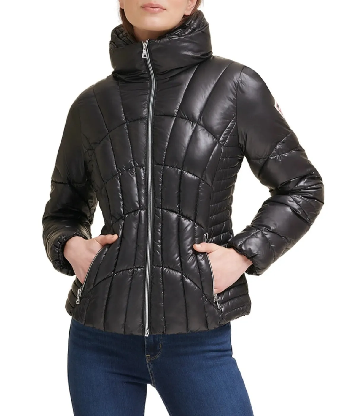Trendy 2025 Quilted Puffer Jacket Black  Almost Sold Out!