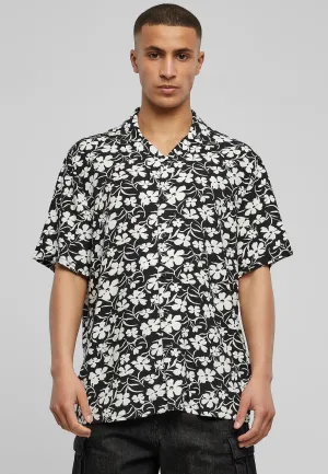 Urban Classics - Viscose AOP Resort Whiteflower - Shirt
