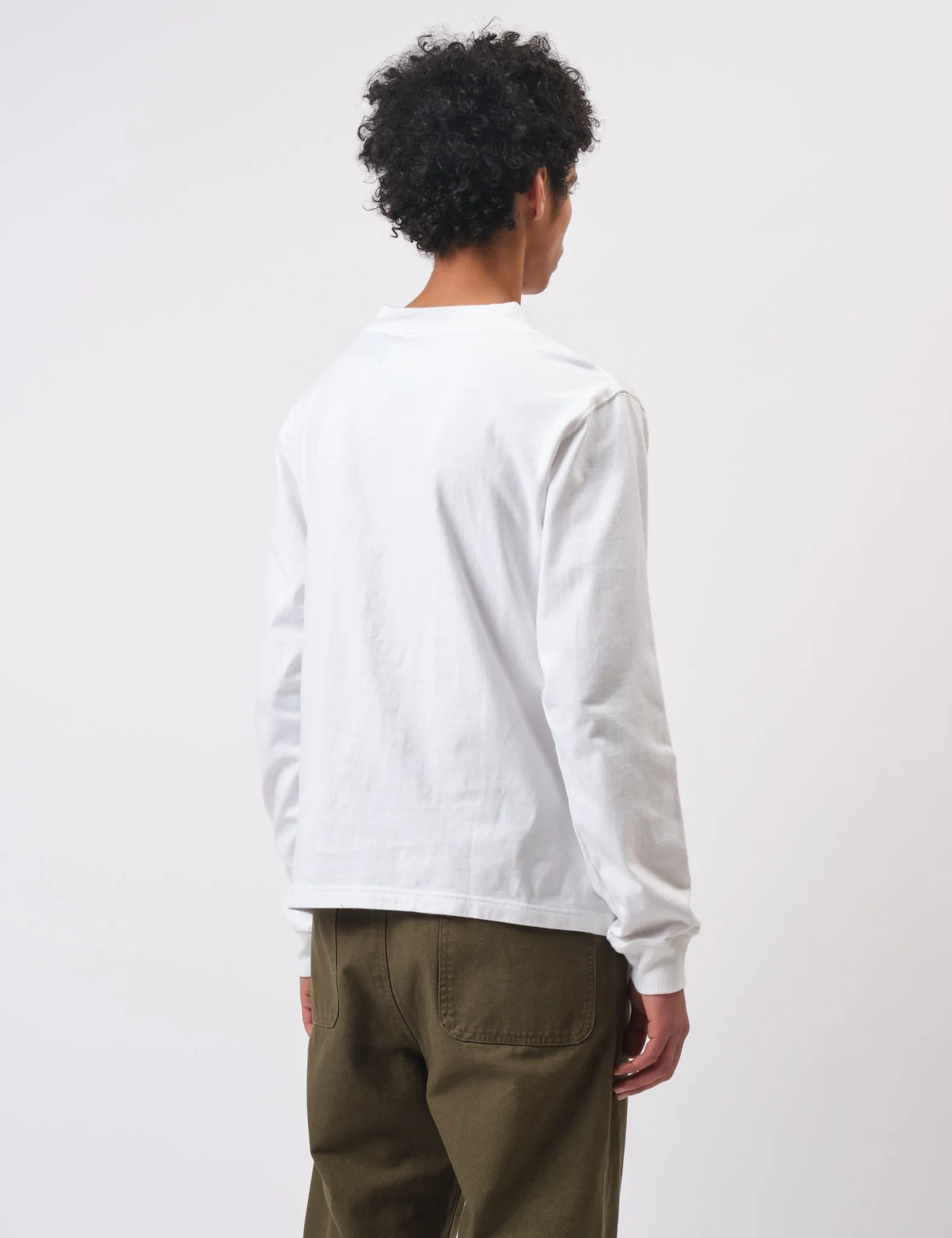 VIP Favorite Bhode Turtle Neck Long Sleeve Jersey 300gsm - White  Almost Sold Out!