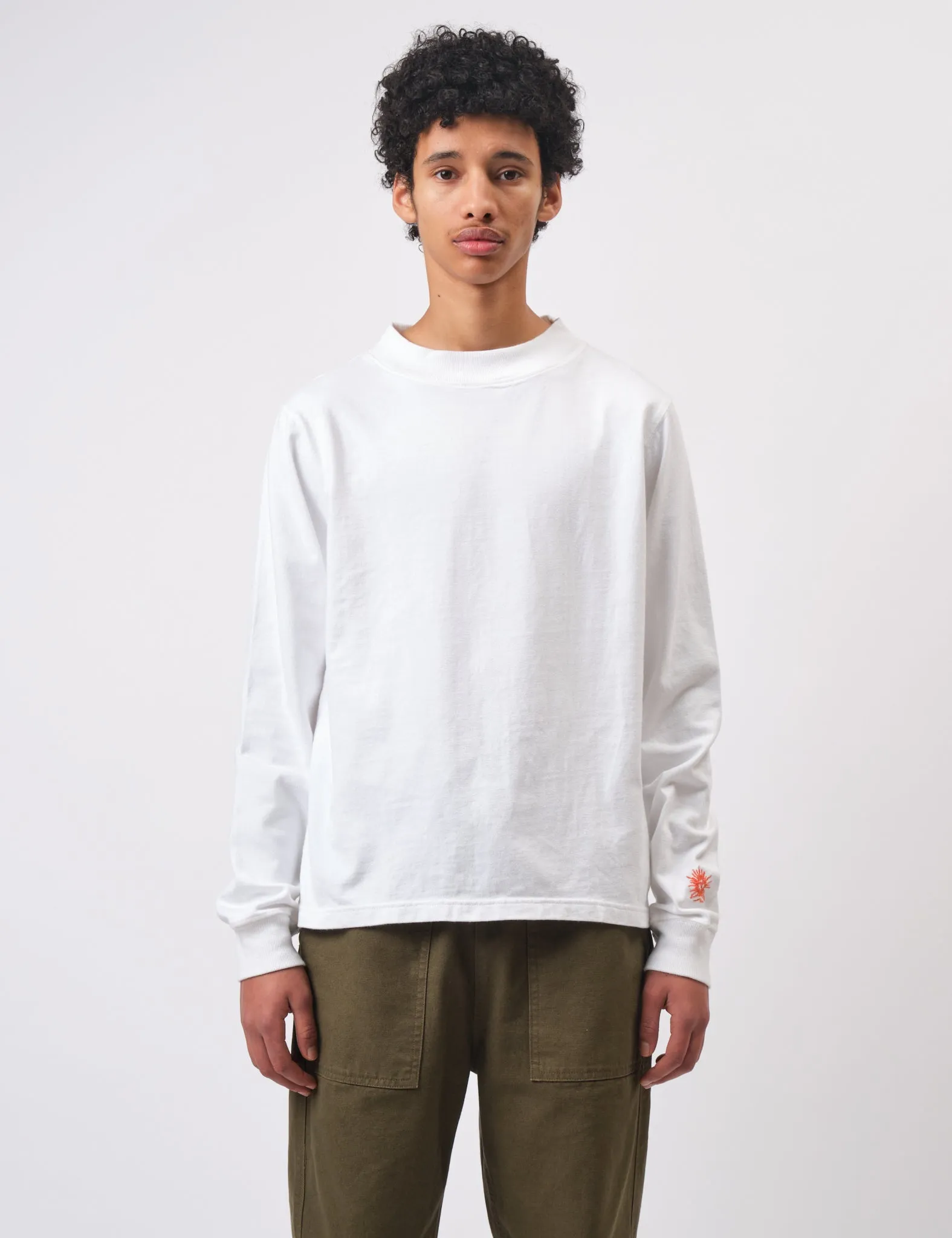 VIP Favorite Bhode Turtle Neck Long Sleeve Jersey 300gsm - White  Almost Sold Out!