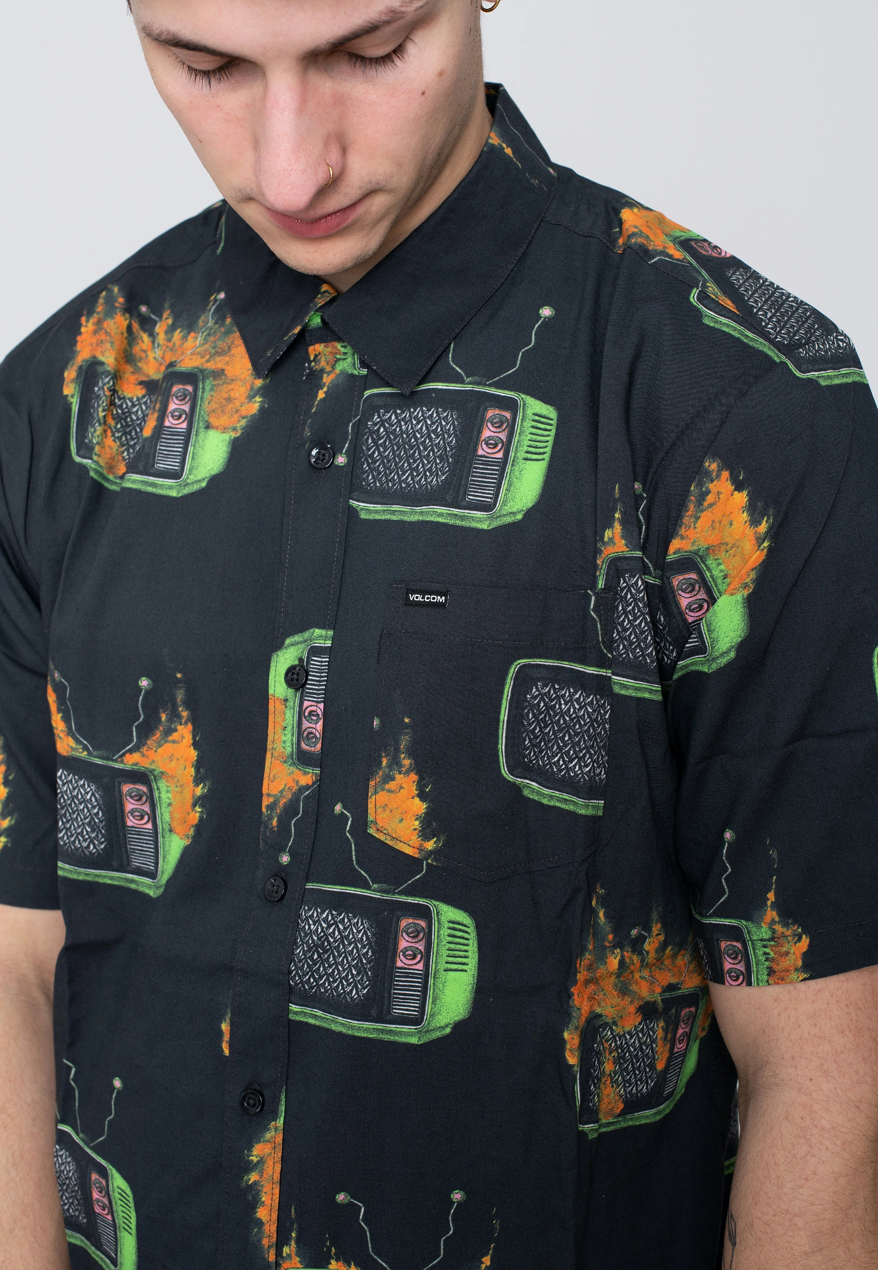 Volcom - Fa J Hager Woven Black - Shirt