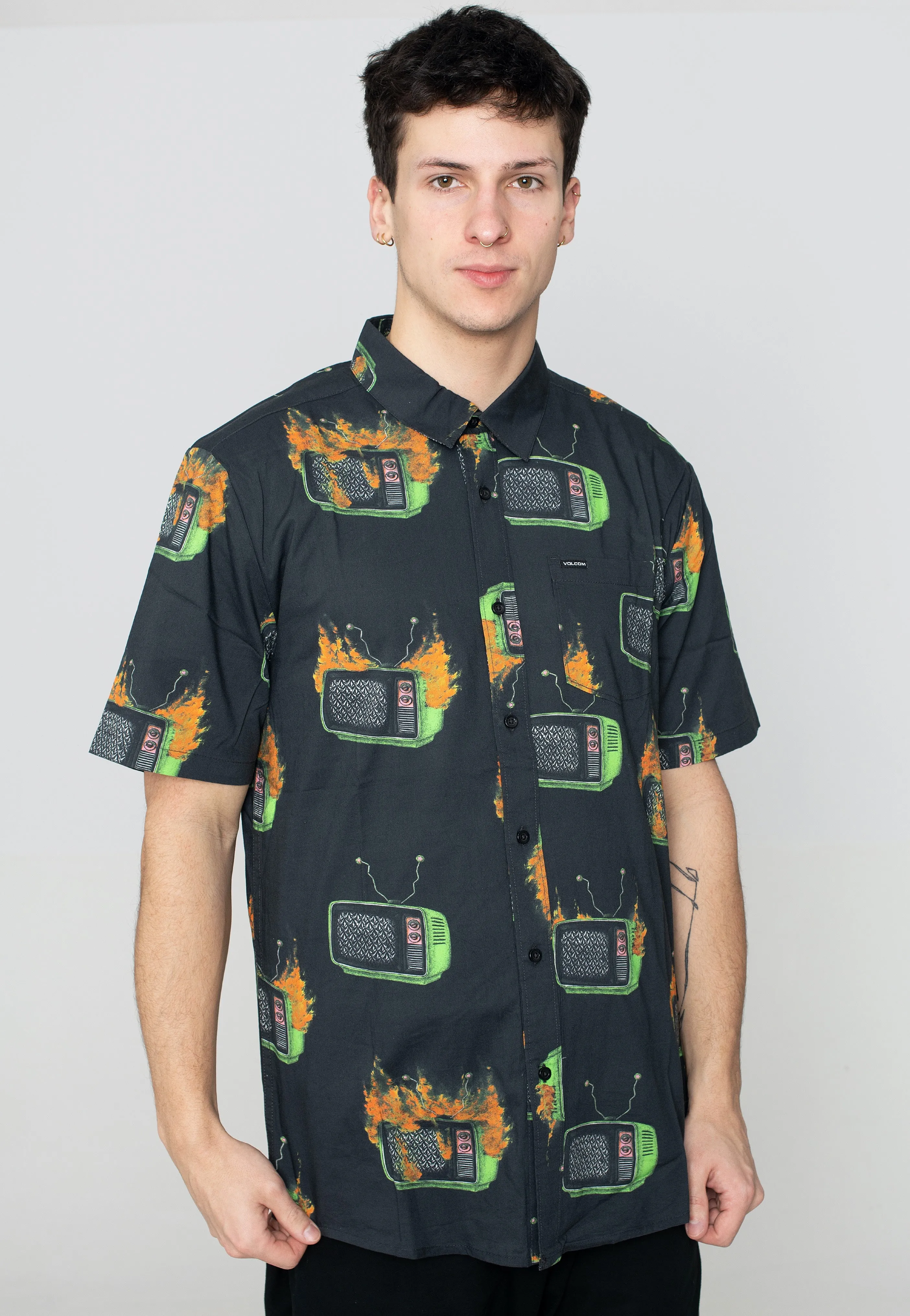 Volcom - Fa J Hager Woven Black - Shirt