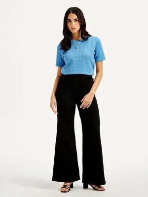 Women's Black Bootcut Fit High Rise Jeans LEVI'S