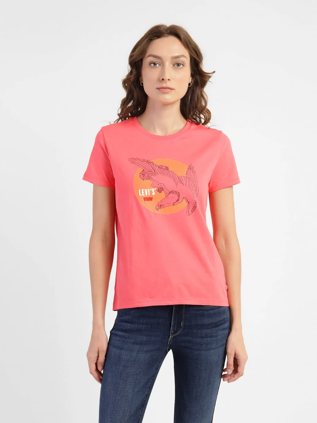 Women's Graphic Crew Neck  T-shirt LEVI'S