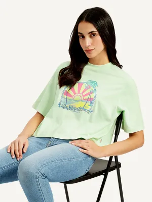 Women's Graphic Print Relaxed Fit T-shirts LEVI'S