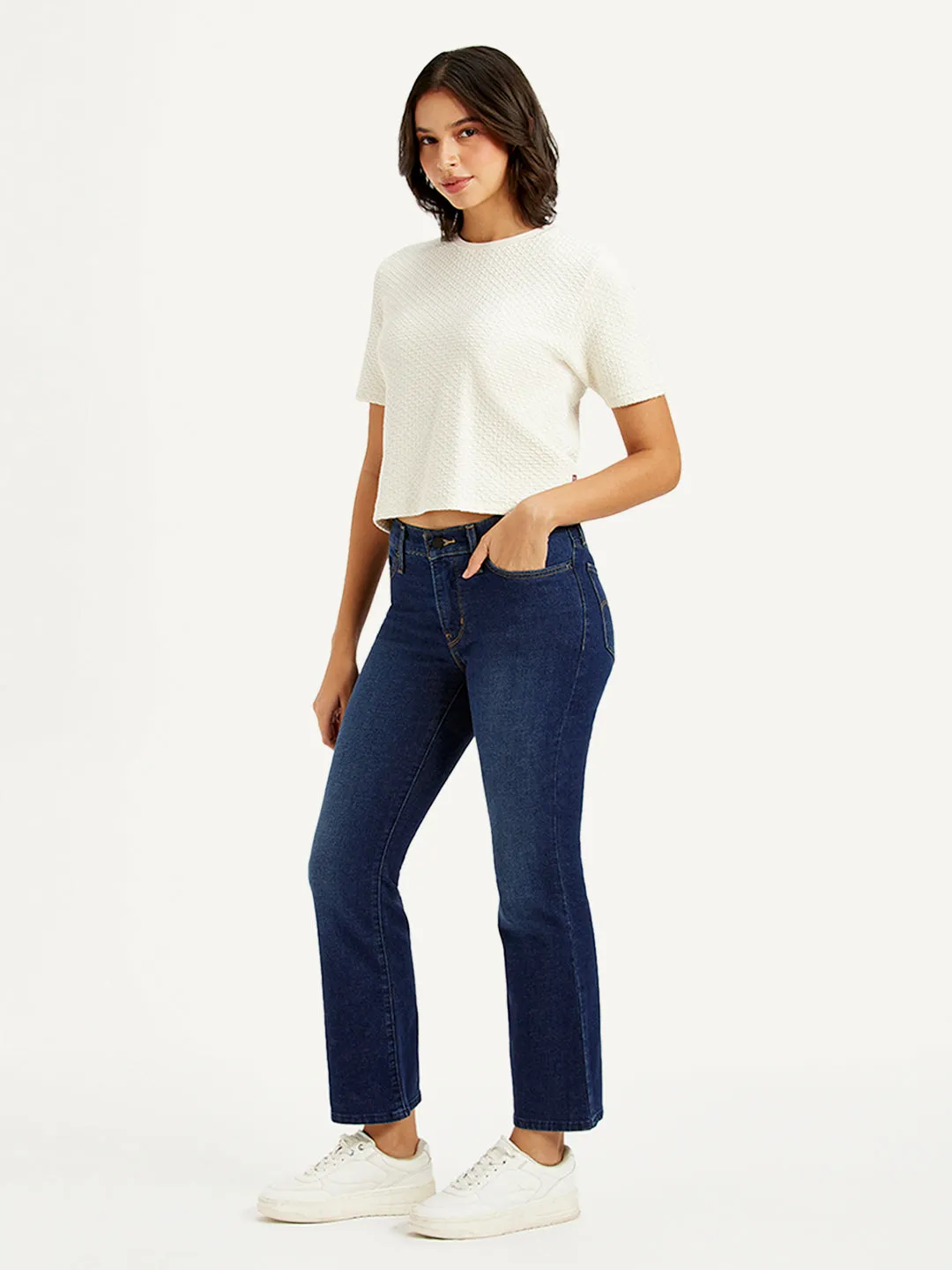 Women's Mid Rise 315 Bootcut Blue Jeans LEVI'S