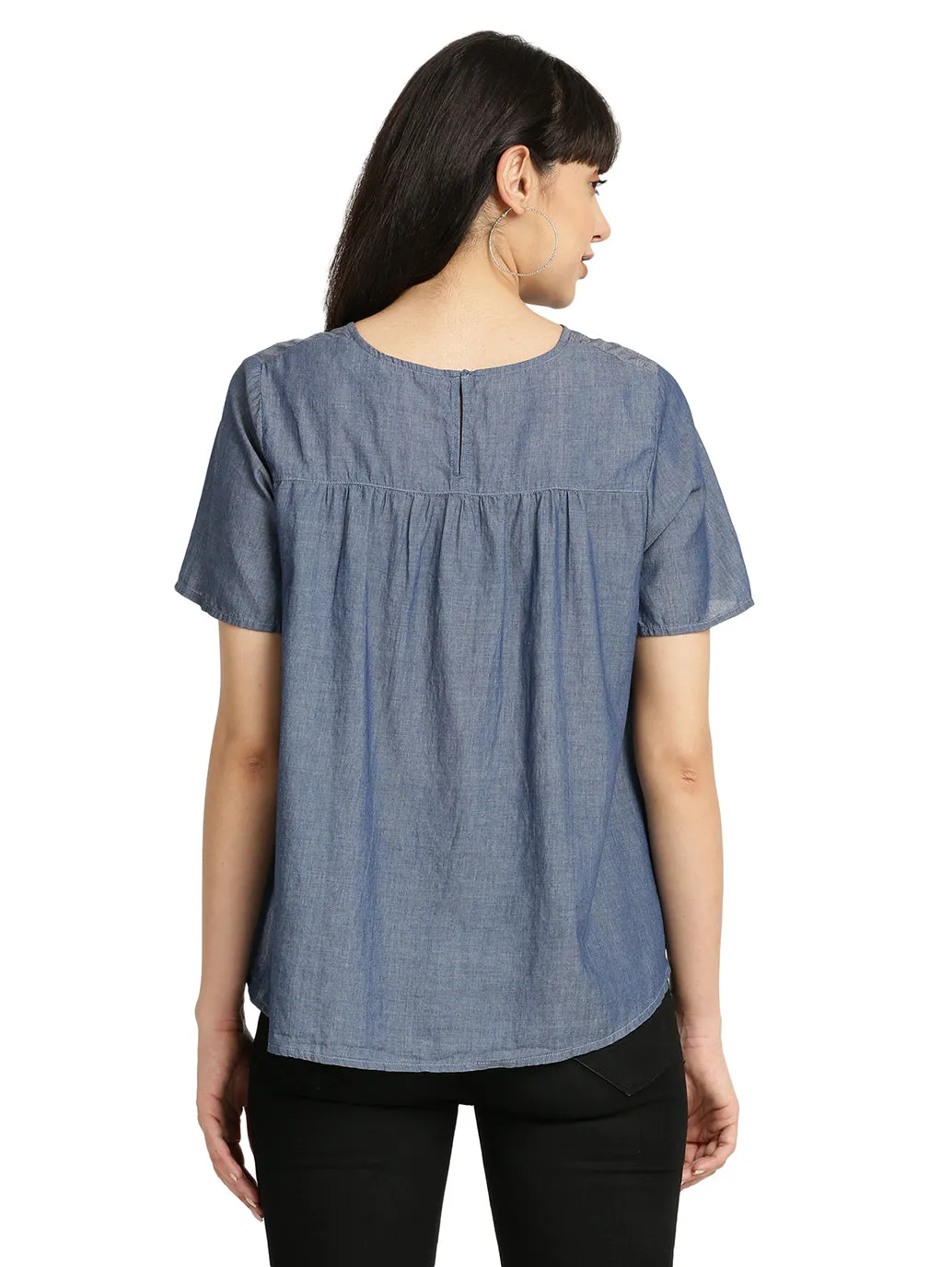 Women's Solid Round Neck Top LEVI'S