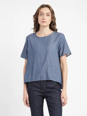 Women's Solid Round Neck Top LEVI'S