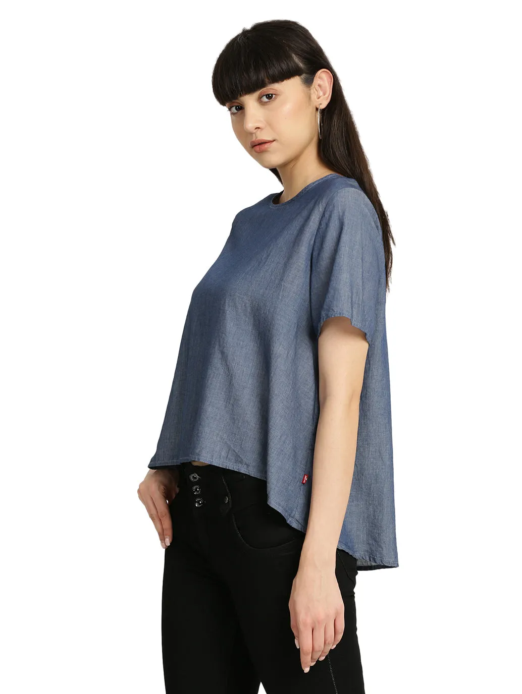 Women's Solid Round Neck Top LEVI'S