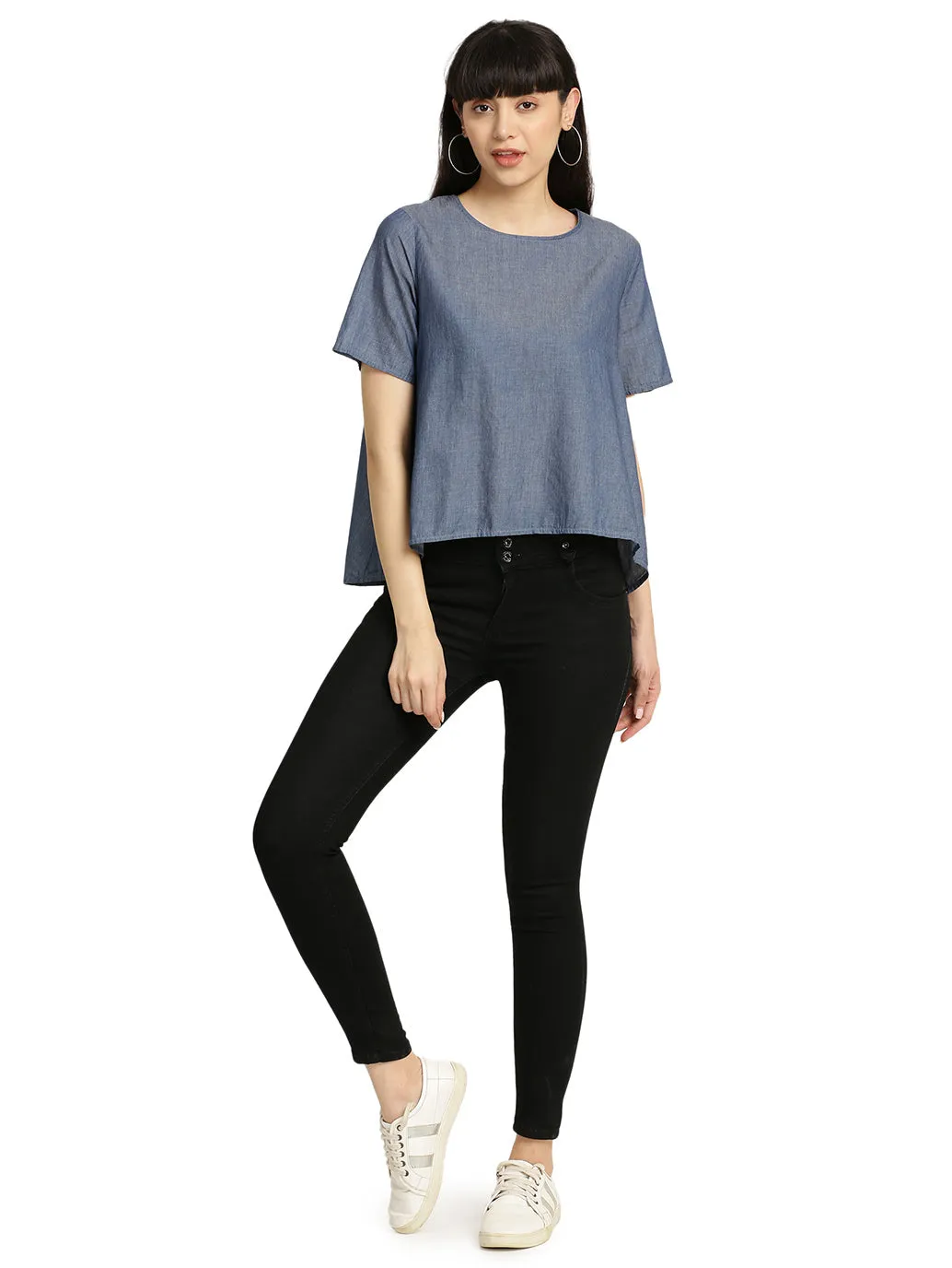 Women's Solid Round Neck Top LEVI'S