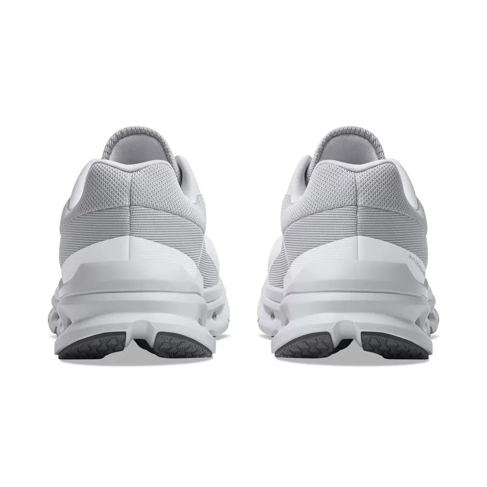 Women's Wide Fit On Cloudrunner Training Shoes - White/Frost