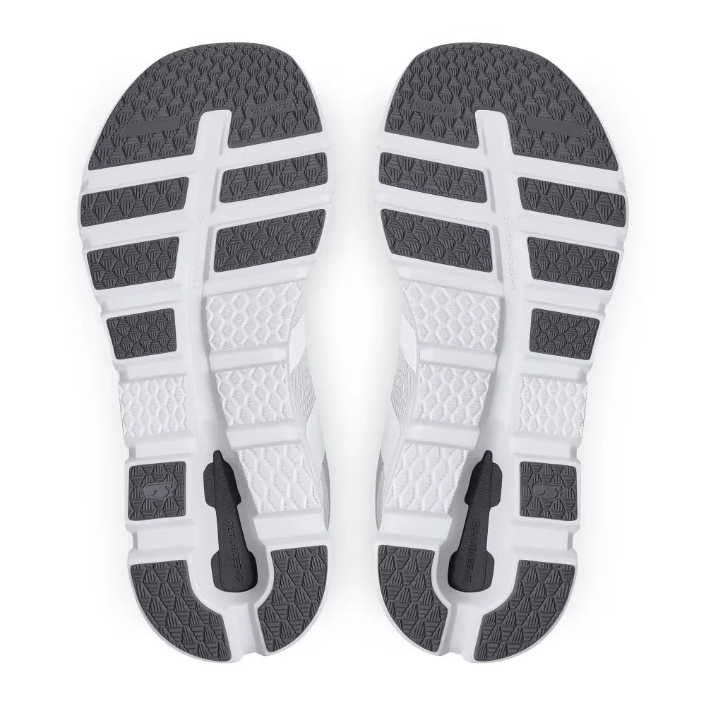 Women's Wide Fit On Cloudrunner Training Shoes - White/Frost