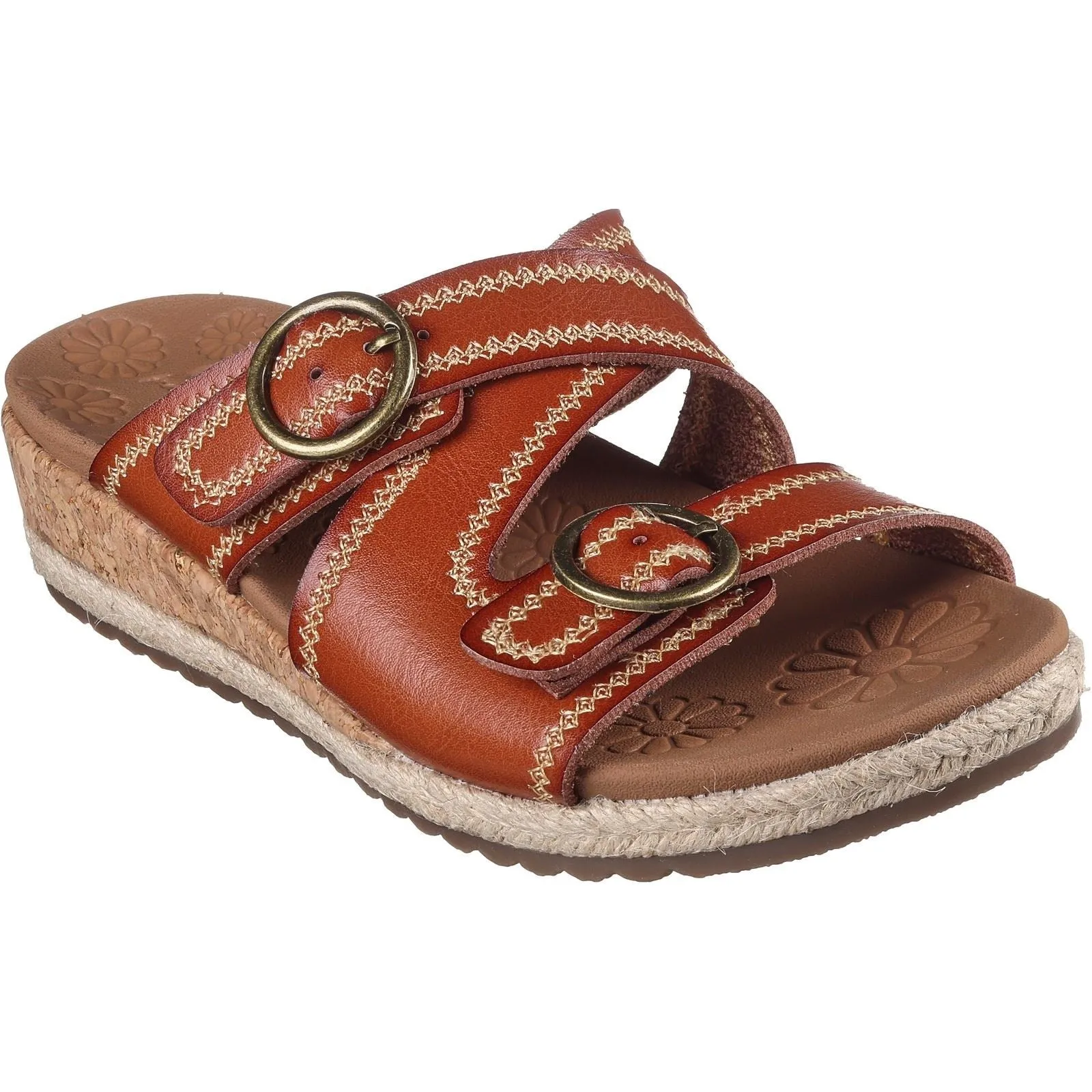 Women's Wide Fit Skechers 119504 Breezie Spring Is Calling Sandals