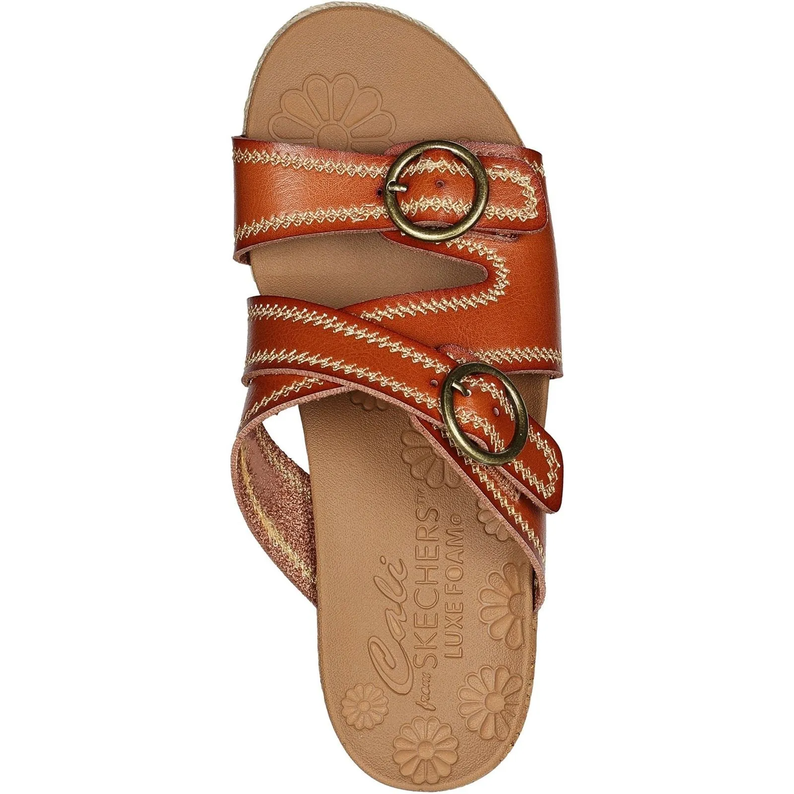 Women's Wide Fit Skechers 119504 Breezie Spring Is Calling Sandals