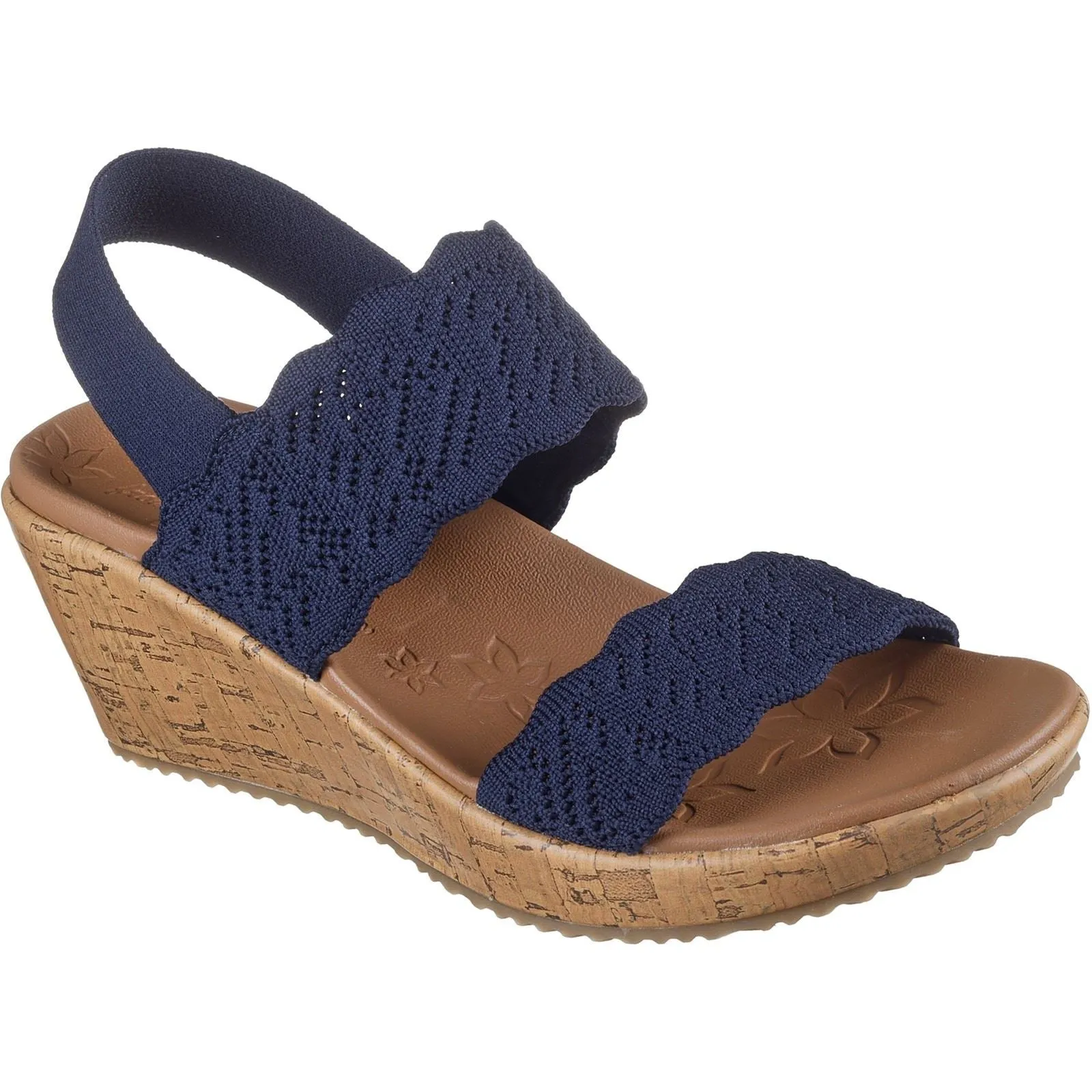 Women's Wide Fit Skechers 119591 Everlee Timeless Touch Sandals
