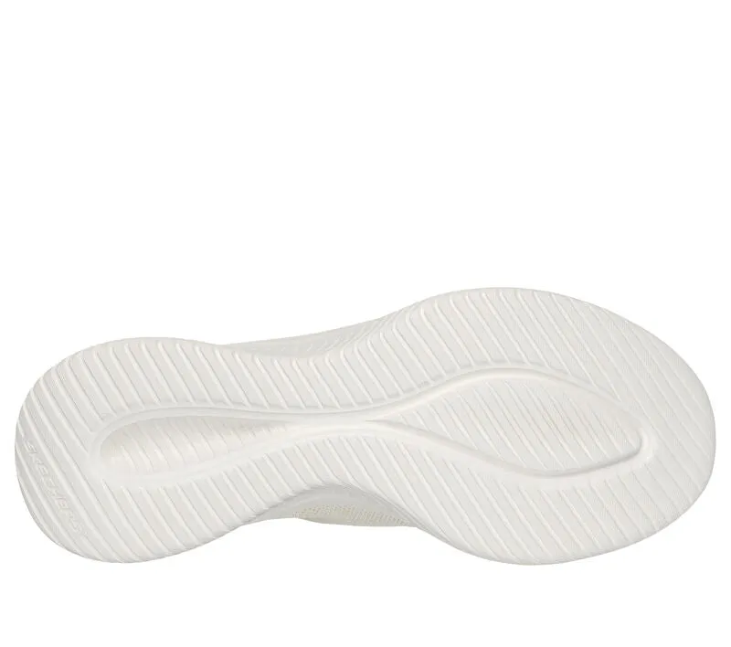 Women's Wide Fit Skechers 149710 Slip-ins Ultra Flex 3.0 Brilliant Trainers - Natural