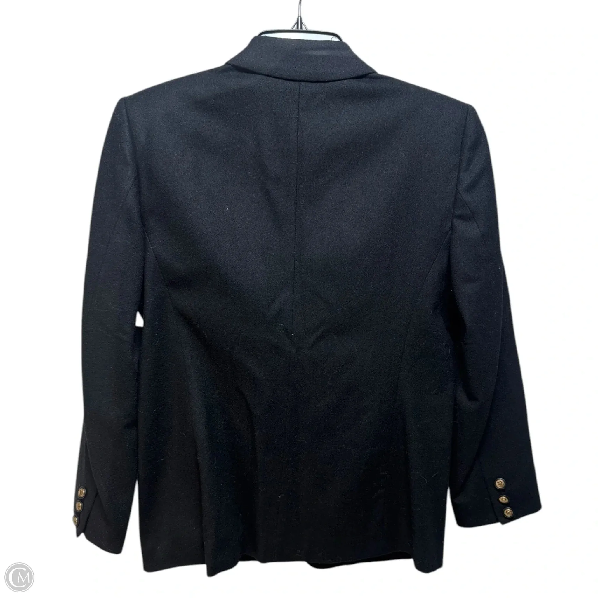 Wool Blazer By Pendleton In Black, Size: 6 P
