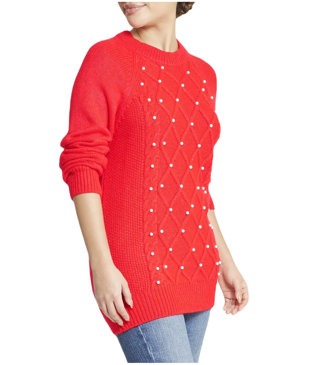 Worth Every Penny Embellished Cable Pullover  Last Chance!