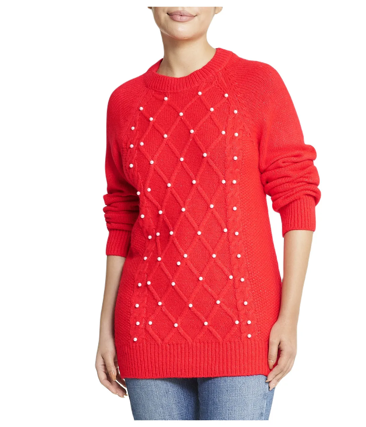Worth Every Penny Embellished Cable Pullover  Last Chance!