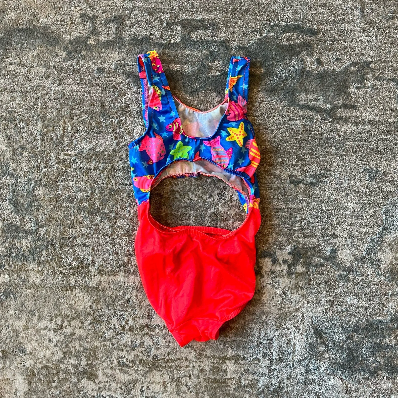Worth Every Penny Vintage Girls One Piece Fish Bathing Suit 6 USA  Last Few Pieces!