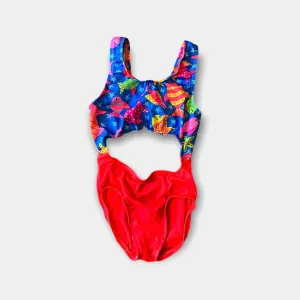 Worth Every Penny Vintage Girls One Piece Fish Bathing Suit 6 USA  Last Few Pieces!