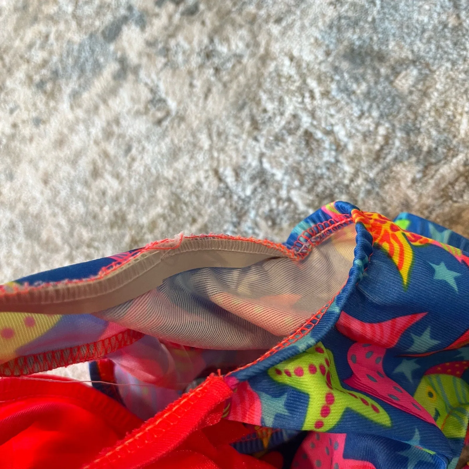 Worth Every Penny Vintage Girls One Piece Fish Bathing Suit 6 USA  Last Few Pieces!