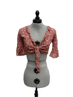 Worth Every Penny Womens Lulus Short Sleeve Top, Extra Small  Ends Soon!
